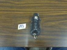 pepper spray, comes in a alligator leather holder with keychain clip USA made