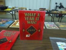year in review coffee table book, new in plastic 1945 "what a year it was!" from the 1990s