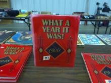 year in review coffee table book, new in plastic 1951 "what a year it was!" from the 1990s