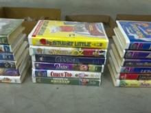 kids and family vhs, lot of 6 live action popular family films
