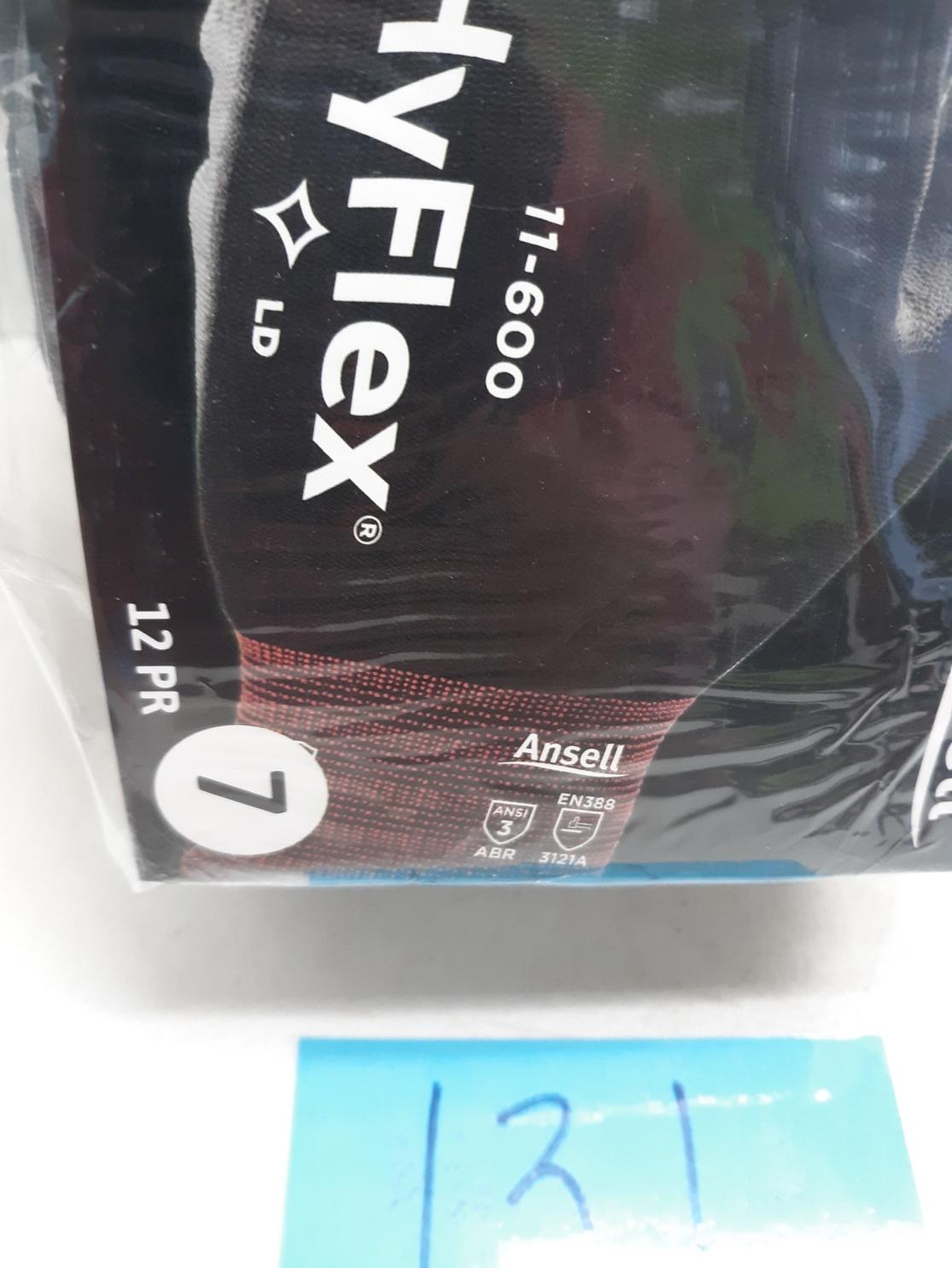 Ansell HyFlex Gloves, 12 pair Size 7, NIP