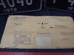 Tag Lot, SC 1972 Pair
