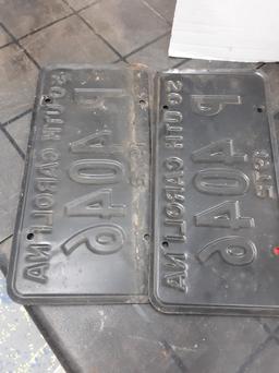 Tag Lot, SC 1972 Pair
