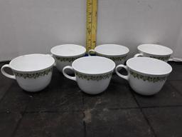 Vintage Corelle Cups, Crazy Daisy Pattern