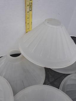 Frosted Glass Light Covers, Appx 6"