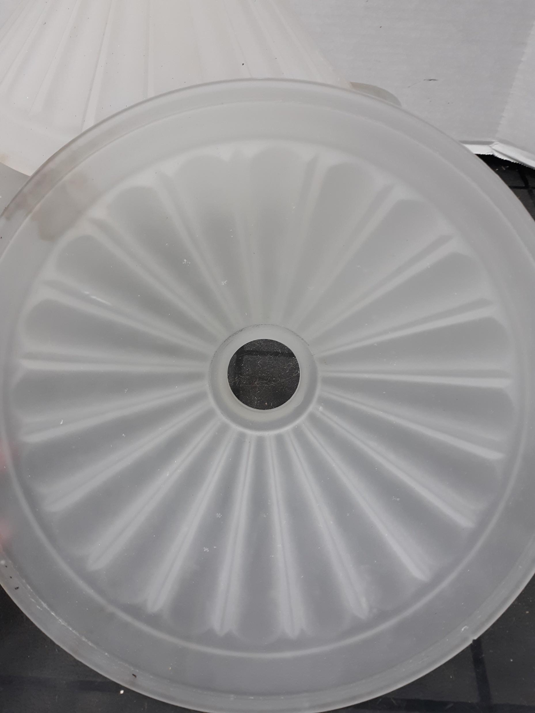 Frosted Glass Light Covers, Appx 6"