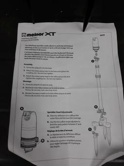Meinor XT Sprinkler, Appears New