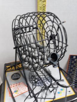 Deluxe Bingo Cage with accessories