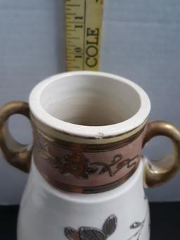 Vintage Nippon Japanese Morige Art Pottery Vase, small chip