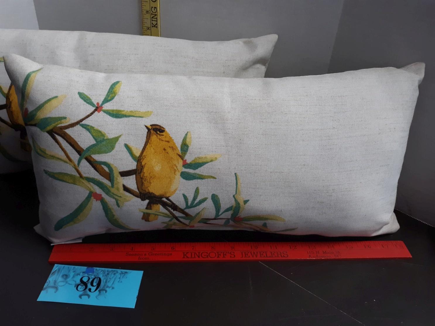 Threshold Double Sided Bird Pillows