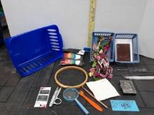 Misc Craft Lot, scissors, Thread and more