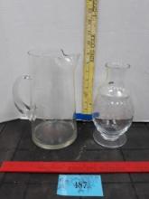 Glass Water Pitcher, Vase