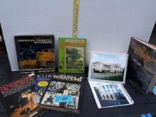 Misc Book Lot, Railroad, Inventions and more