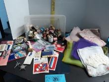 Sewing Lot, Fabric, thread, and more