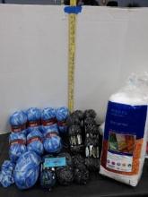 Yarn (appears new), Fiber Fill, Quilt Batting
