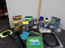 Misc Car Cleaning lot, Wipe new, De Icer, Scratch Tough Up and more