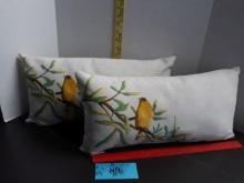 Threshold Double Sided Bird Pillows