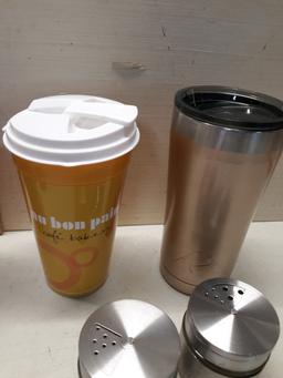 Mis lot, cookie cutters, Jam jar, S&p and more