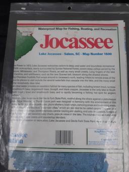 Lake Maps, Jocassee, Hartwell and Lake Greenwood