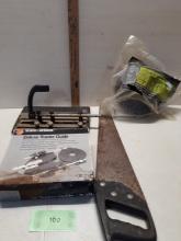 Misc Lot, Router Guide, Weather Seal, Hand Saw, Hole Puncher