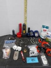 Misc. Tools, Flash Lights, Hooks, Clamps and More