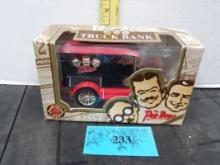Pep Boys Die cast Truck Bank