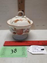 Mikasa Sugar Bowl, Vintage, Fruit & Floral