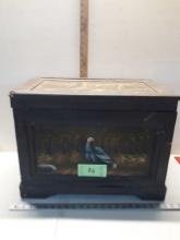 Vtg Wooden Box, Turkey Scene
