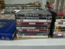 horror movie dvds, lot of 10 includes a boxset for 14 movies total includes some rare titles
