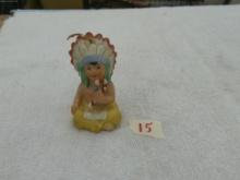 artist made bell, signed by gregory perillo's from 1985 hand made in mexico 3.5in tall