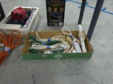 extension cords, 7 total various sizes and styles
