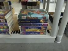 disney vhs movies, 6 of their animated classics