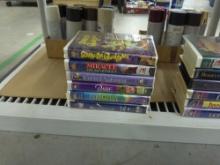 kids and family vhs movies, lot of 6 non disney popular family movies