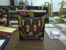 pez, presidents of the united states dispenser set 1st in the series comes with 5 total from washing