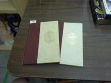 vintage religious picture books, lot of 2 printed in 1967 in gastonia, NC