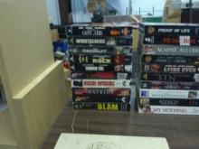 action vhs movies, lot of 10 great hit movies