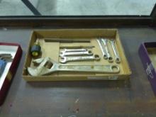 hand tools, mixed lot wrenches and other tools