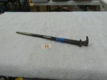 pry bars, two klutch brand 6in and 12in