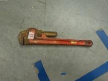adjustable wrench, ridgid usa heavy duty 14in adjustment gear is in good shape