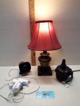 Misc Lot, Glue Gun, Horn, Lamp and more