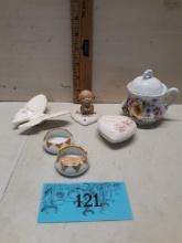 Misc Lot, Sugar Dish, Butterfly and more