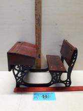 Doll Desk, Wooden and Cast iron