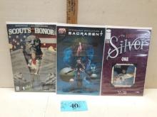 Comic Book Lot, Scouts Honor, Sacrament, Touch of Silver