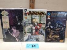 Comic Book Lot, Usher, Badger, Wetworks
