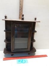 Vintage Wall Hanging Display Cabinet