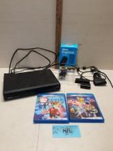 Roku (no Remote), Blue Ray Player (Powers On}, Movies