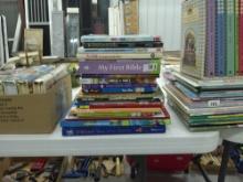 kids books, large lot of titles includes several disney books and bible stories