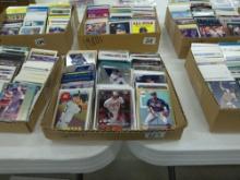 2000s baseball cards, large mixed lot of baseball cards most appear to be in great shape