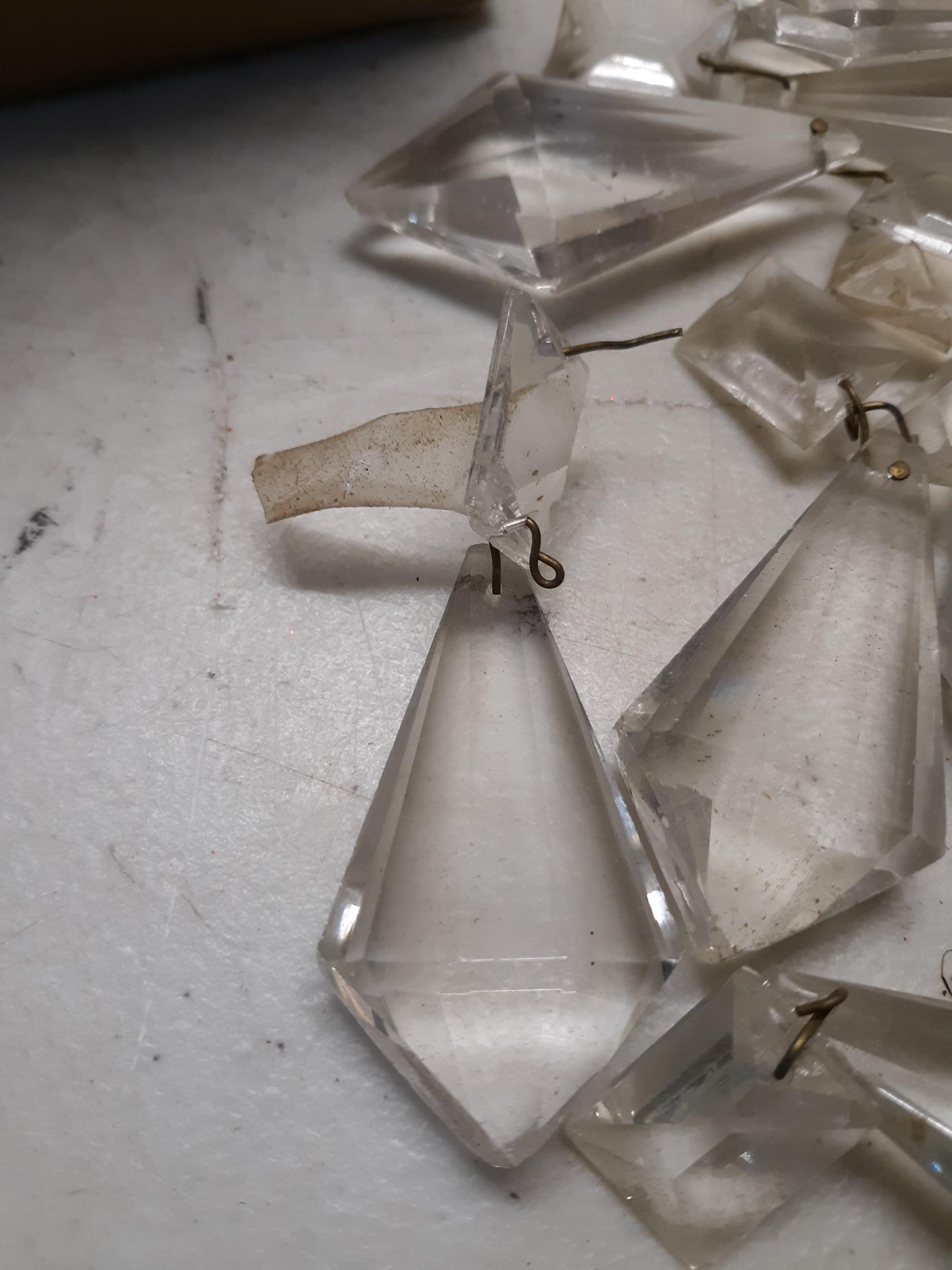 Chandelier Prism Pendants Lot