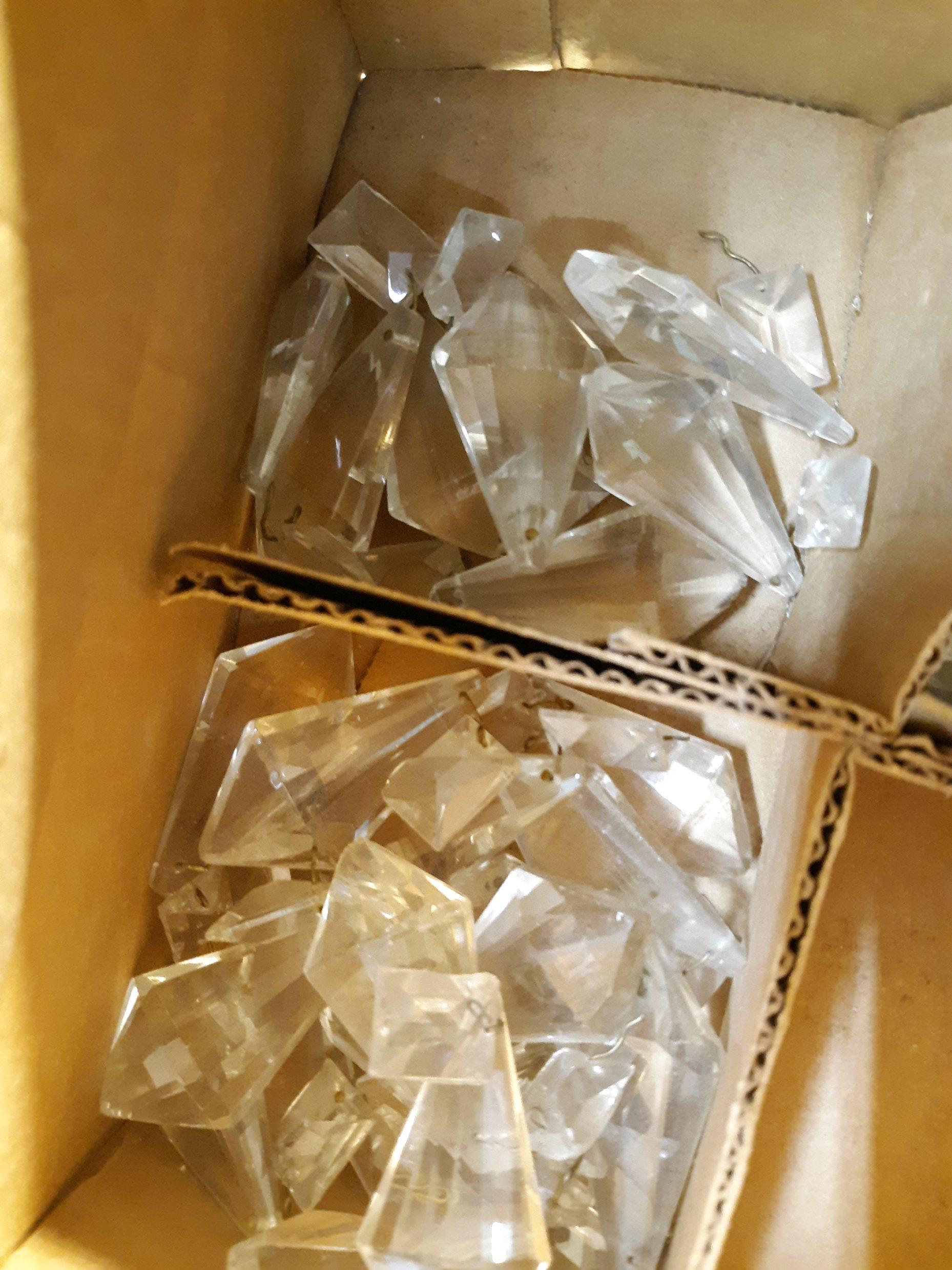 Chandelier Prism Pendants Lot